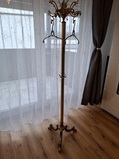 Kleiderständer Garderobenständer  Messing Barock MIT Zwei Kleiderbügel dabei.