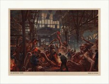 Die Kruppschen Teufel Heinrich Kley Feuer Halle Stahlwerk Industrie Jugend 2045