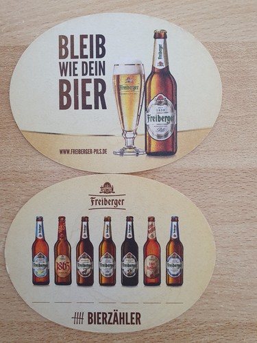 Bierdeckel freiberger bier - freiberger,