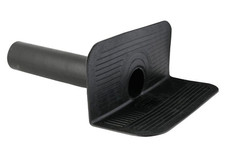 Dachablauf ablauf Winkelablauf mit Flansch Hart-PVC, Dachgulli, Dachentwässerung