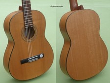 4/4 Konzert-Gitarre Höfner HF 12 Fichte massiv Korpus Aningré Sattel 50 mm Top!