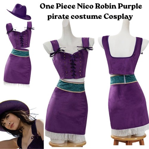 One piece nico robin purple - piece,