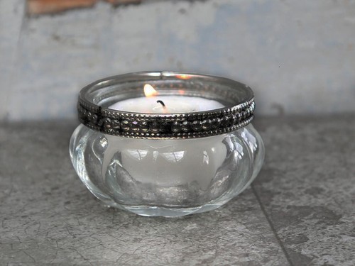 Chic antique teelichtgläschen - antique,