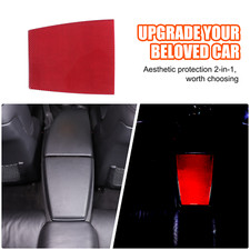 Rote Kohlefaser hintere