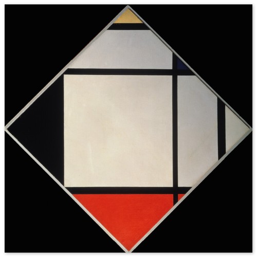 Piet mondrian rhombus ii - mondrian,,