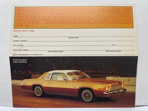 1976 plymouth fury sport - fury,