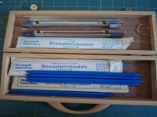 Stricknadeln konvolut metall - stricknadeln,