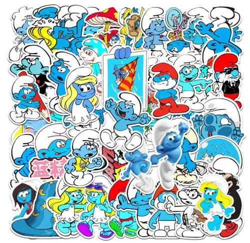 Tlg stickerset schlümpfe - 50,