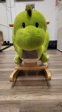 Schaukeltier Dino Grün mit Sound
