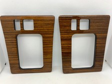 SCHALTKONSOLE SCHALTBRETT  ECHT  ZEBRANO HOLZ FÜR MERCEDES W201 