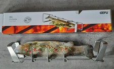 GEFU Fischhalter BBQ · Fish Rack · für Grill u. Backofen · Edelstahl · NEU · OVP