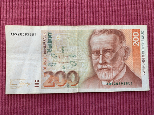 200 schein banknote - /,