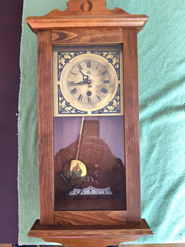 Fha wanduhr holz braun - braun, analog