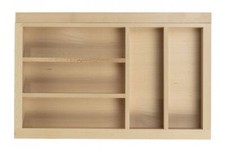 Besteckeinsatz Holz Einteilung