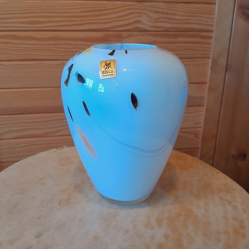 Eisch glas vase - glas, handarbeit