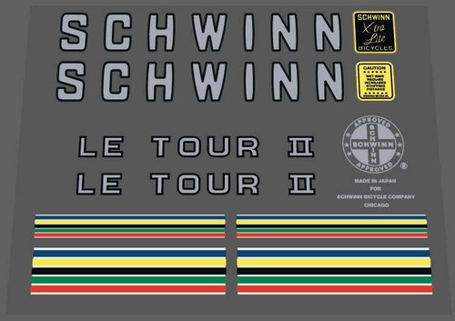 Schwinn 1977 tour set - ii,