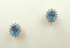 Topas- Ohrhänger, Ohrringe