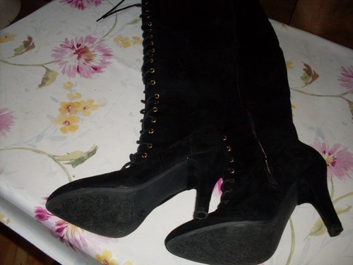 Damen overkneestiefel catwalk - overkneestiefel,