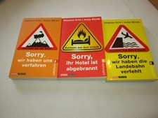 3 x Stephan Orth/Antje Blinda Sorry verfahren, Hotel abgebrannt, Landebahn verfe