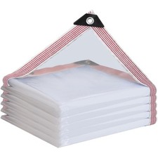 Abdeckplane 1x1m transparent