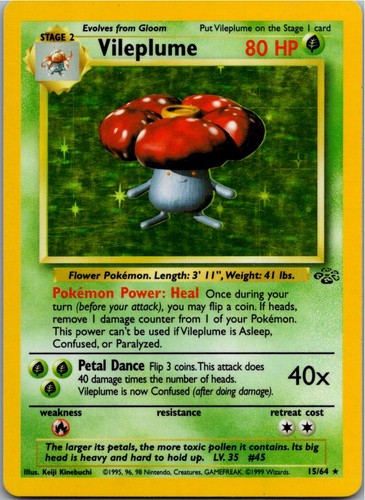 Vileplume giflor jungle - vileplume,
