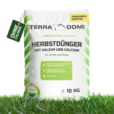 TerraDomi 10 kg Herbstdünger mit Kalium für 250 m² - Volldünger, Rasendünger
