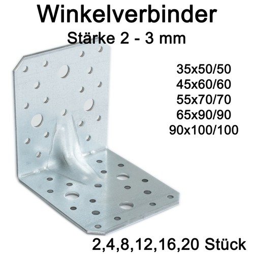 Lochwinkel stahl verzinkt - lochwinkel,