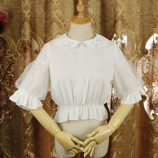 Lolita kurzbluse mesh - lolita, rüschen