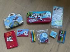 Air Berlin Spielebox Metall Koffer Spiele Kinder Auf zum Flughafen malen Stifte 