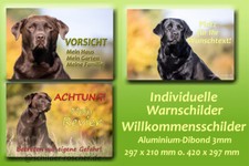 Hundeschild, Warnung vor dem