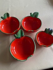 4 Schälchen Apfelform