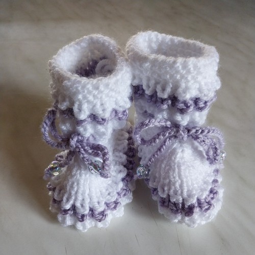 Babyschuhe gestrickt - babyschuhe,,