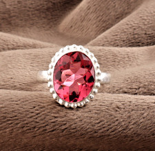 Rosa Turmalin Edelstein 925