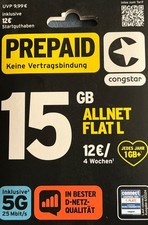 Congstar Prepaid Karte