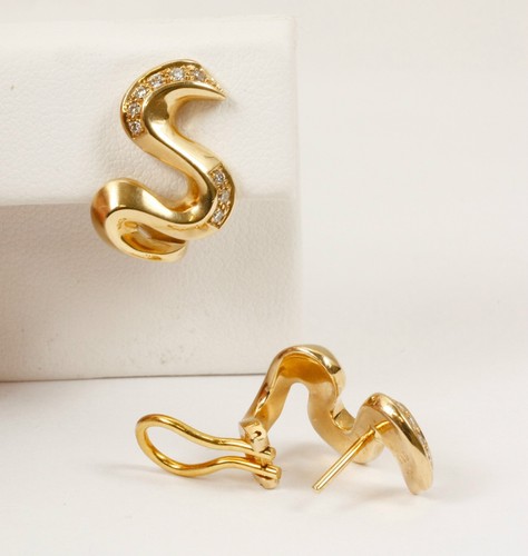 Ohrringe 585 gold mit - gold,