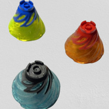 Lego® 3x Nr. 50663pb[02/06/07] Ninjago Energy Effect Tornado Spirale Spinjitzu