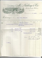 Rechnung / M. Neuberg & Co Mechanische Weberei Hannover / 1930