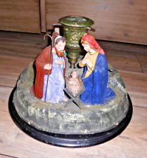 Glockenspiel Christbaumständer Federbaum Krippe Jesus Maria Jesuskind Weihnacht