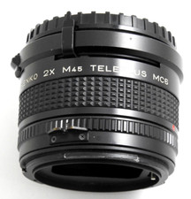 Kenko 2X M45 Teleplus MC6 Telekonverter für Mamiya 645 -neuwertig-