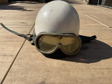 Motorradhelm DDR  ABV Simson MZ Mofa Moped mit Brille Größe 58