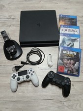 Sony PlayStation 4 500GB Konsolenpaket mit 4Spiele - Schwarz