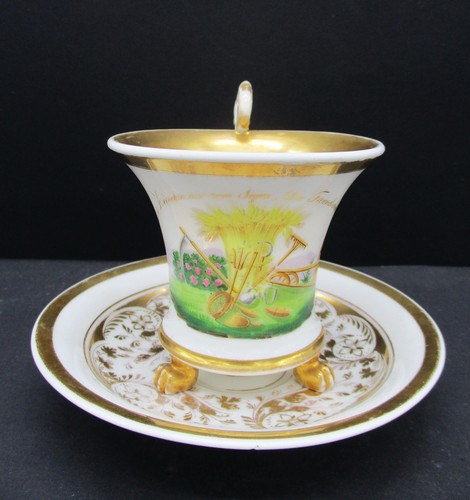 Biedermeier tasse kpm berlin - tasse,