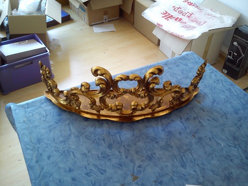 Wandkonsole gold vintage retro - wandkonsole,