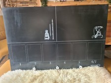 IKEA Malarna Tafel Notiz Wand aus Holz Chalkboard Planungstafel
