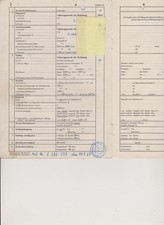 VW Bulli Kfz Brief  Typ 21 1964, Typ 22 1965, Typ 26 1961 Oldtimer 3 Pappbriefe