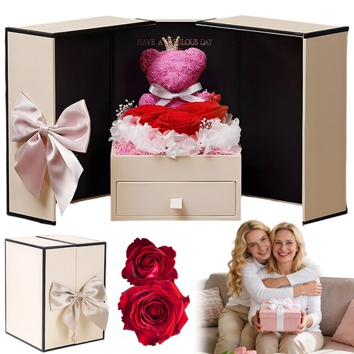 Ewige rose geschenkbox - rose,