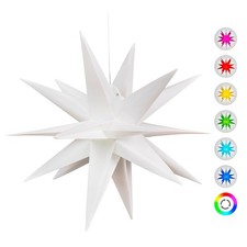 LED Weihnachtsstern Farbwechsel außen & innen Stern Weihnachtsdeko Beleuchtung