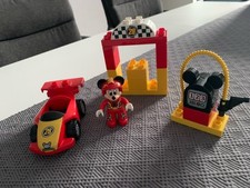 Lego Duplo Mickey Mouse Rennauto und Tankstelle