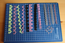 6 Stanzschablonen Metall Bordüren Kartenbasteln Scrapbooking
