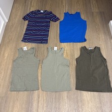 5 Unterhemden für Jungen Ca. Gr. 140